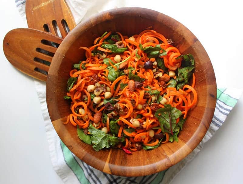 Moroccan Carrot and Chickpea Salad - low FODMAP, gluten free, dairy free, grain free