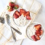 Kefir Overnight Oats - low fodmap, gluten free, lactose free, breakfast