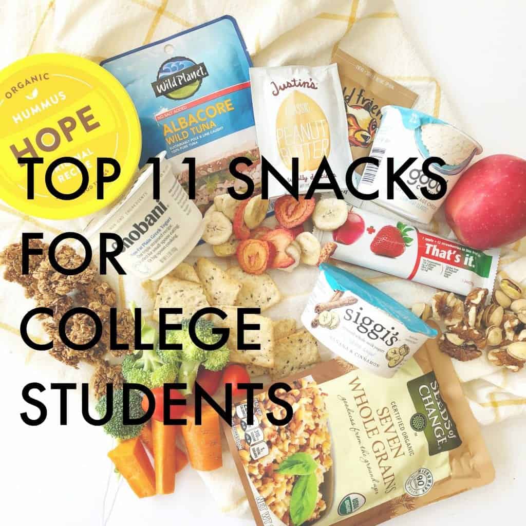 Top 11 Healthy Snacks for College Students