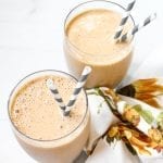 Pumpkin Spice Latte Smoothie - gluten free, low fodmap #glutenfree #lowfodmap #smoothie #psl