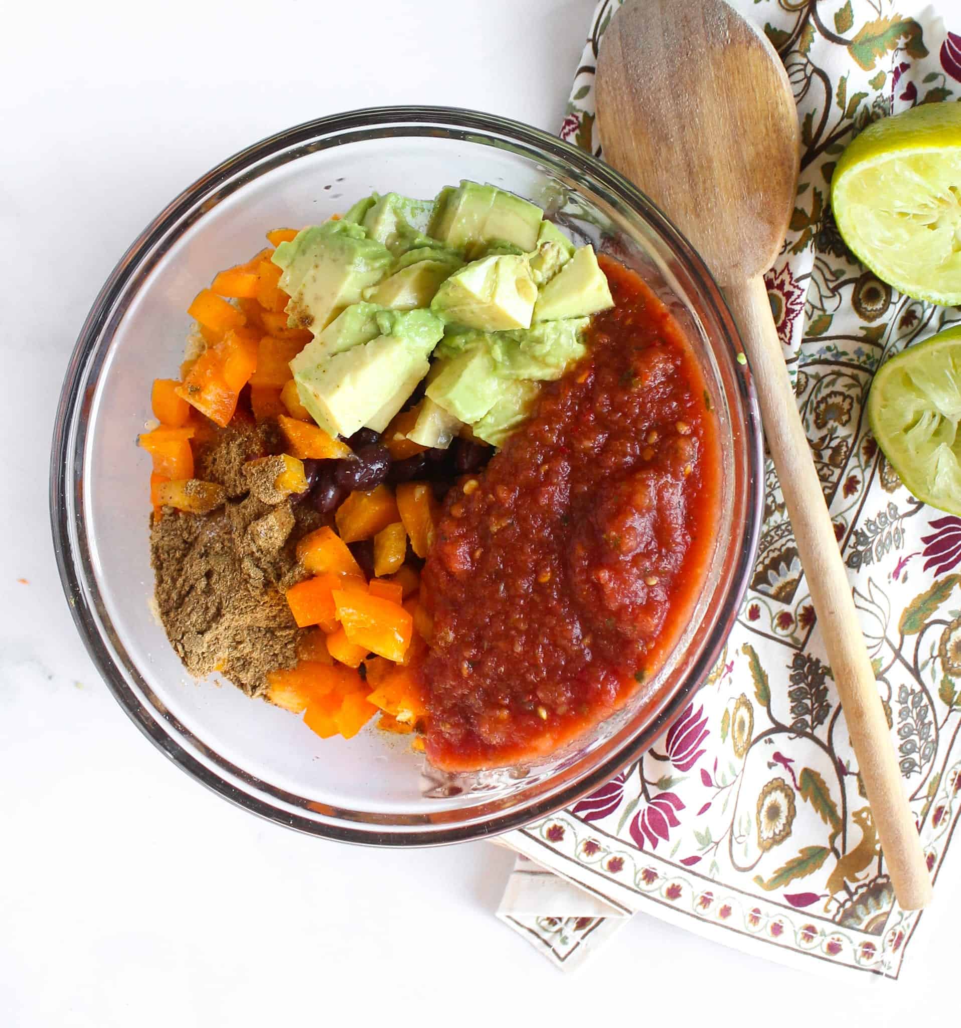 Taco Quinoa Salad #lunch #healthylunch #vegetarian #vegan #glutenfree #dairyfree