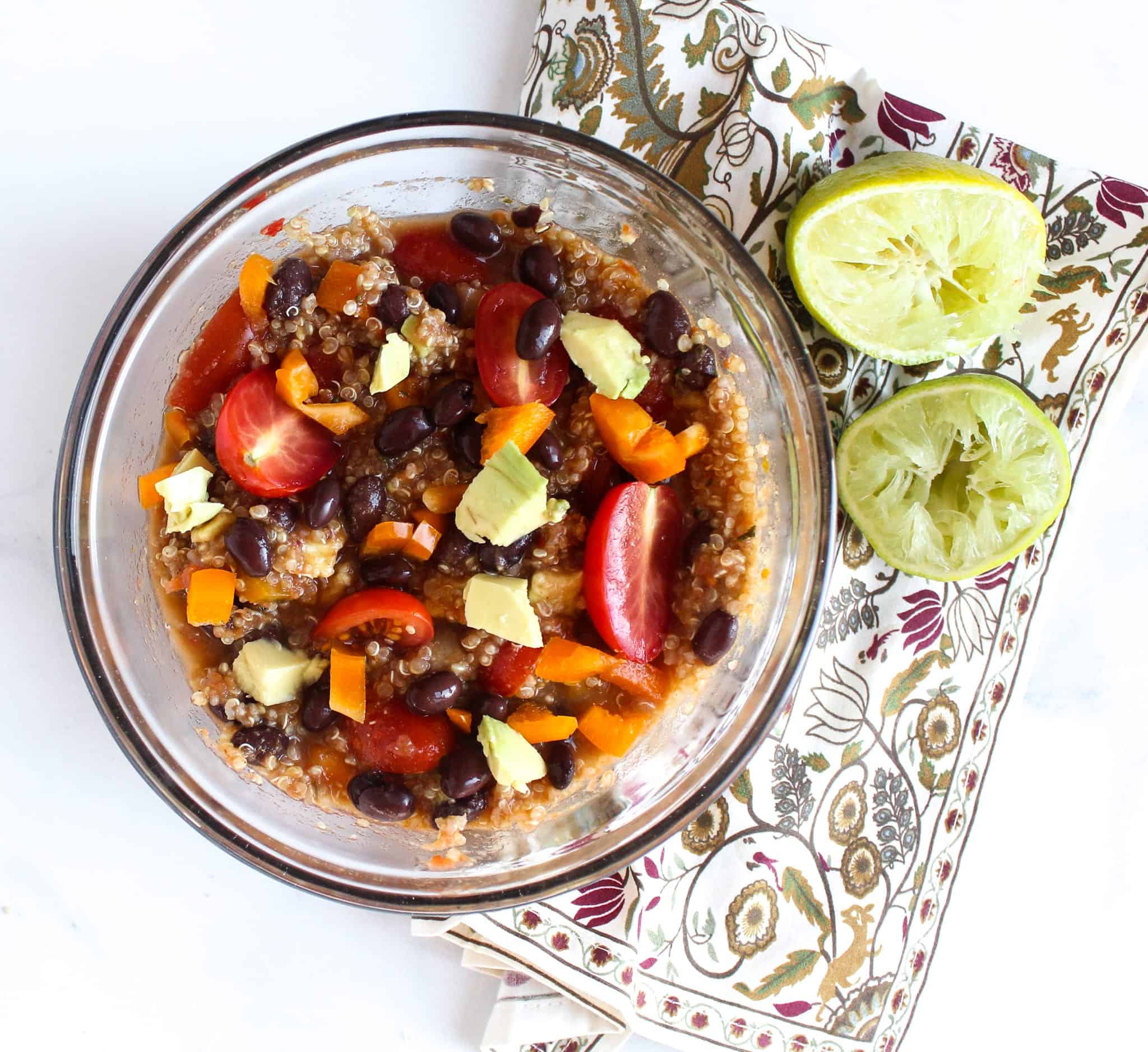 Taco Quinoa Salad #lunch #healthylunch #vegetarian #vegan #glutenfree #dairyfree