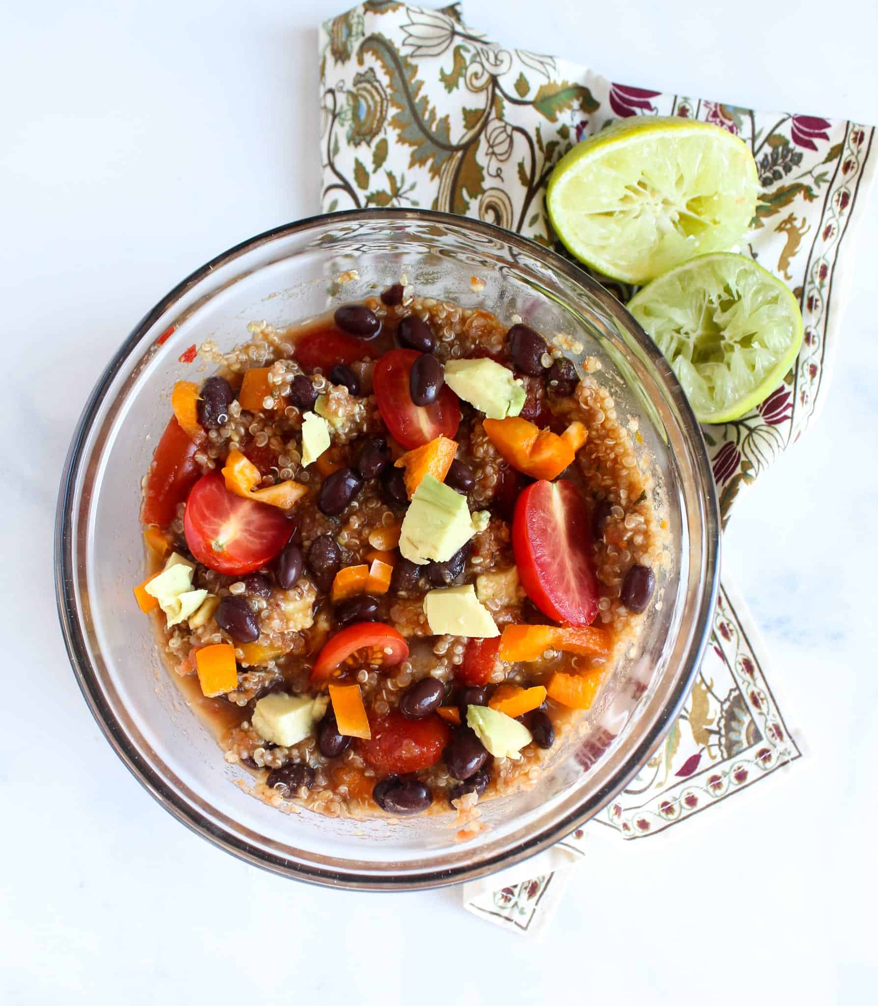 Taco Quinoa Salad #lunch #healthylunch #vegetarian #vegan #glutenfree #dairyfree