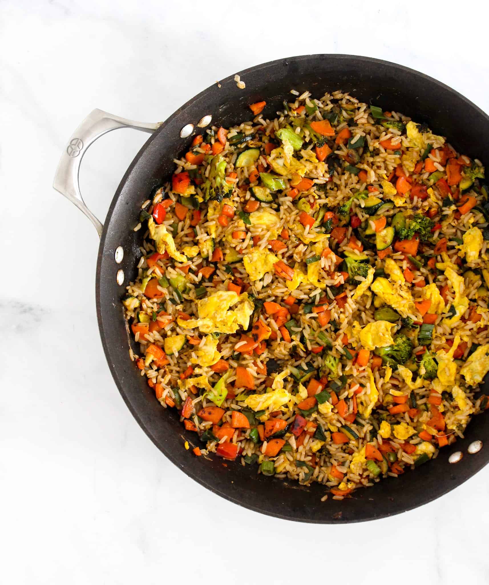 low FODMAP Vegetable Fried Rice #lowfodmap #glutenfree #dairyfree #fodyfoods