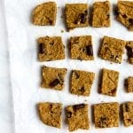 Chickpea Walnut Blondies - #glutenfree #grainfree #dairyfree #lowfodmap