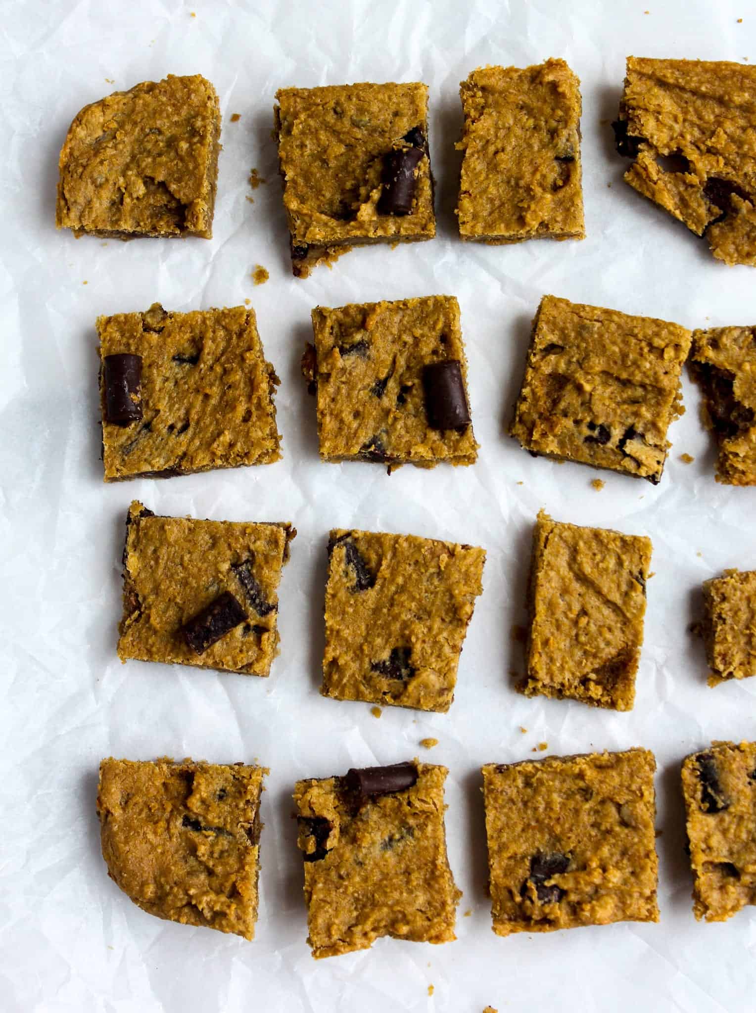 Chickpea Walnut Blondies - #glutenfree #grainfree #dairyfree #lowfodmap