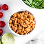 low FODMAP Taco Seasoned Chickpeas #glutenfree #tararochfordnutrition #lowfodmap #vegan