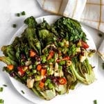 Grilled Romaine Greek Salad #lowfodmap #glutenfree #dairyfree #saladrecipe