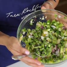 Cook the Book - Kiwi Green Salsa from the 14 Day Elimination Diet