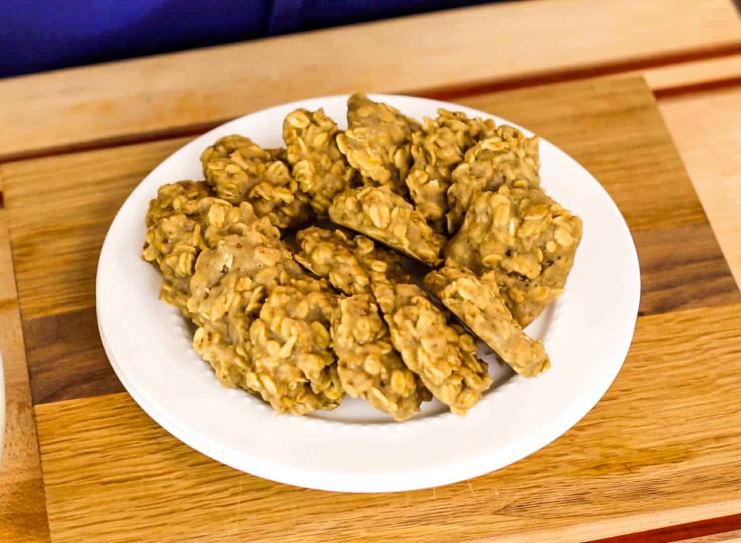 No Bake Sunflower Seed Butter Cookies - The 14 Day Elimination Diet #dairyfree #glutenfree #allergyfree #dessert #cookies