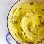 Low FODMAP Olive Oil Mashed Potatoes #lowfodmaprecipe #oliveoil #mashedpotatoes #dairyfreethanksgiving #lowfodmapside