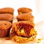 Pumpkin Spice Muffins with Cream Cheese #lowfodmaprecipes #glutenfreerecipes #lactosefree