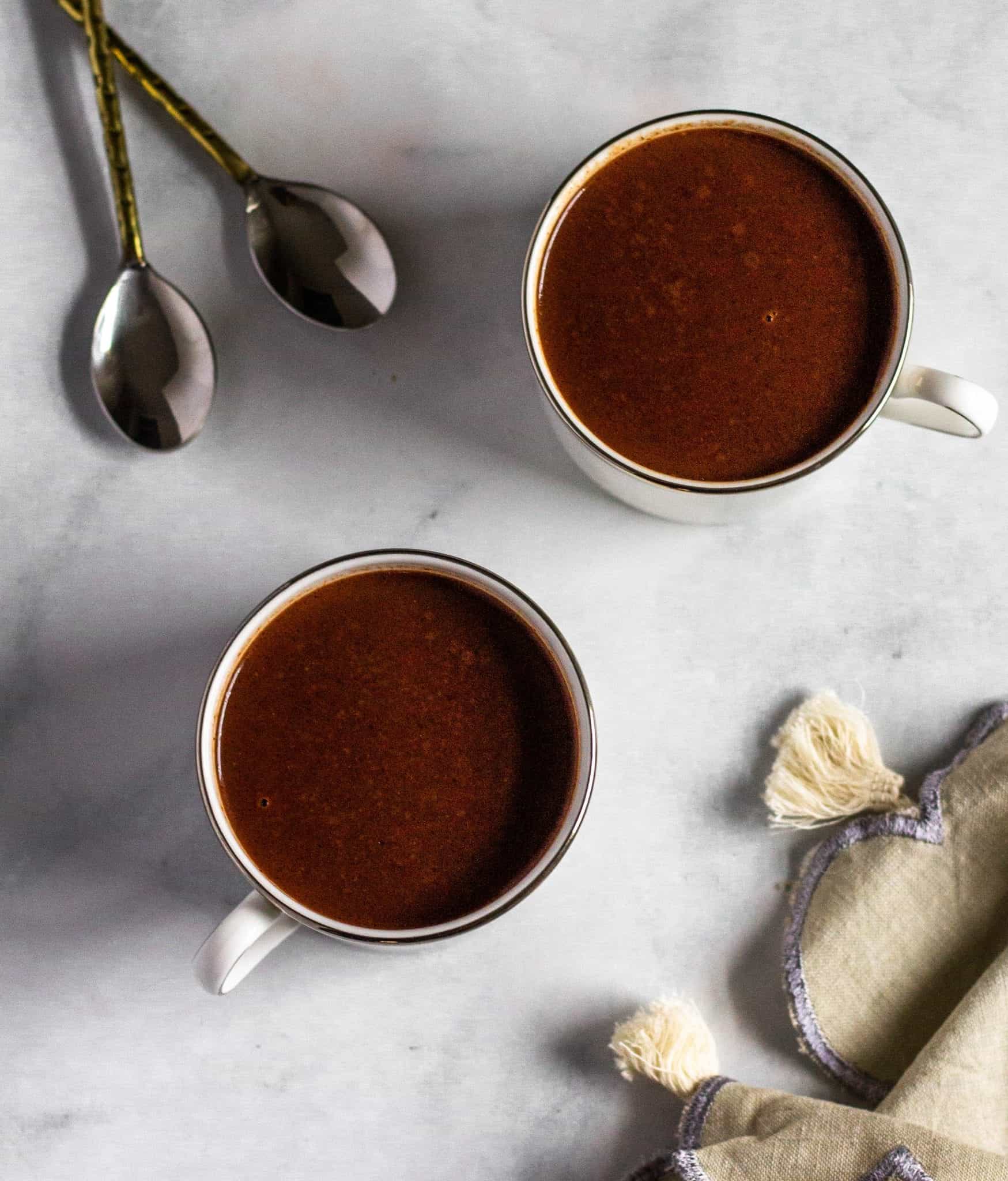 Low FODMAP French Hot Chocolate #hotcocoa #lowfodmaprecipe #tararochfordnutrition