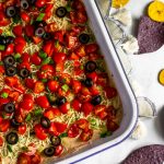 low FODMAP Healthy 7 Layer Dip #tararochfordnutrition #healthyappetizer