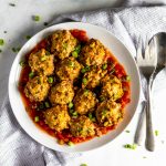 Slow Cooker Taco Meatballs #lowfodmap #hearthealthy #healthydinner