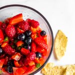 Red and Blue Berry Fruit Salsa #lowfodmap #tararochfordnutrition