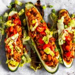 Taco Zucchini Boats #lowfodmap #tararochfordnutrition