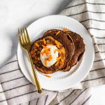 low FODMAP Carrot Cake Pancakes #lowfodmap #tararochfordnutrition