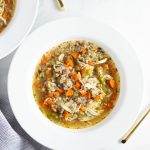 Wild Rice Soup #ThanksgivingLeftovers #Thanksgiving #FallSoup #HealthySoup