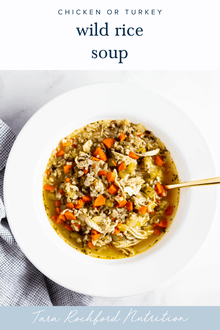 Wild Rice Soup #ThanksgivingLeftovers #Thanksgiving #FallSoup #HealthySoup