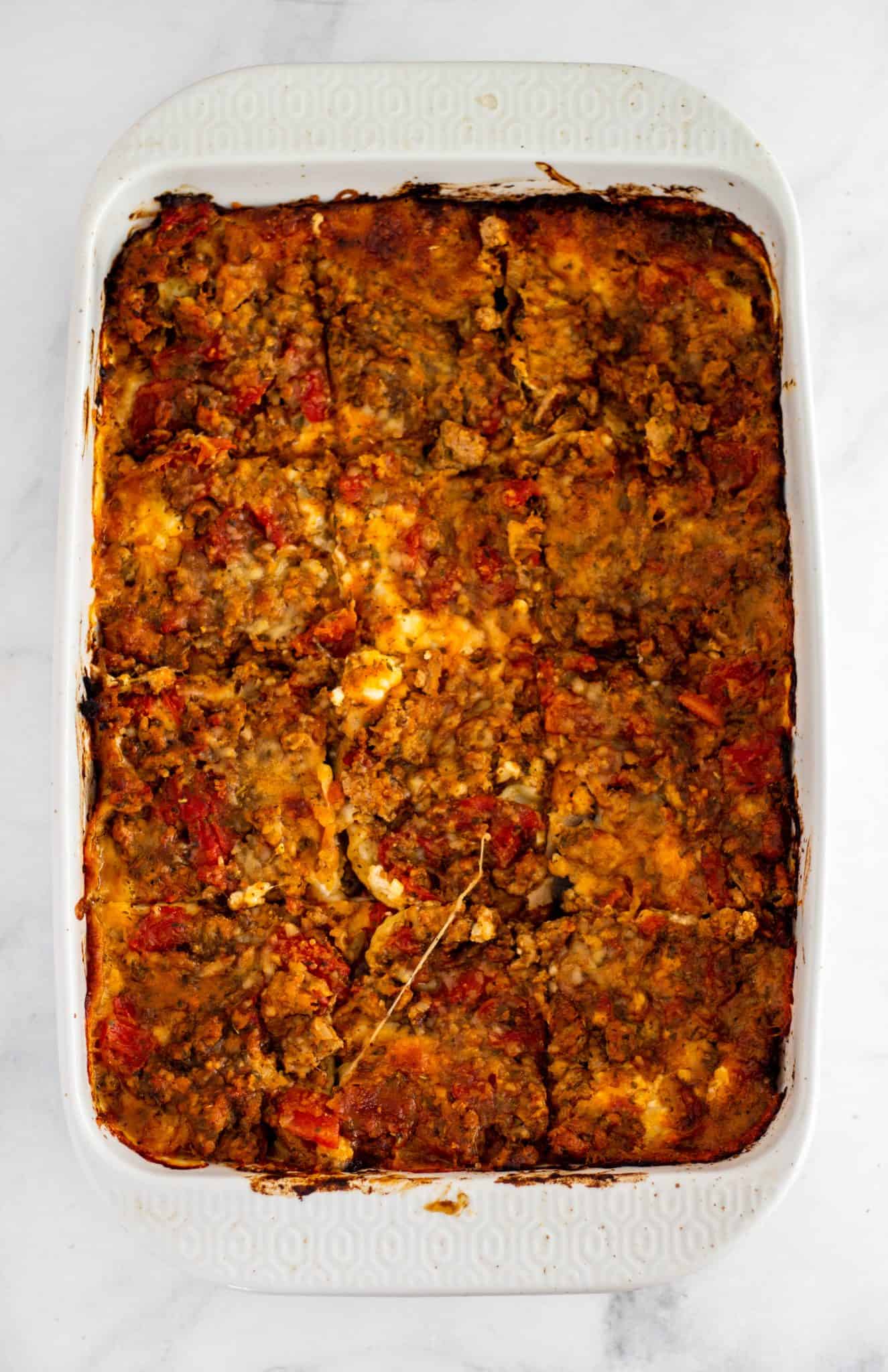 Pumpkin and Roasted Vegetable Lasagna | Tara Rochford Nutrition #cansforcomfort #ad