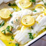 Baked Lemon White Fish #seafoodrecipe #healthydinner #tararochfordnutrition