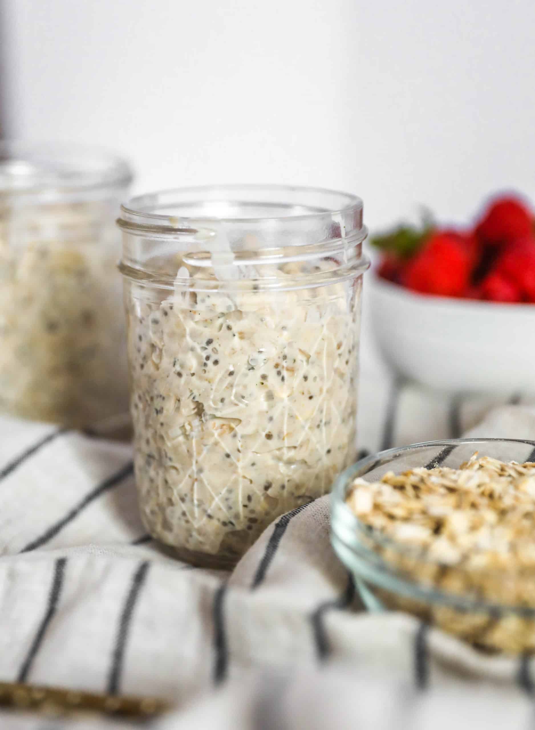 Basic Overnight Oats Recipe #overnightoats #tararochfordnutrition