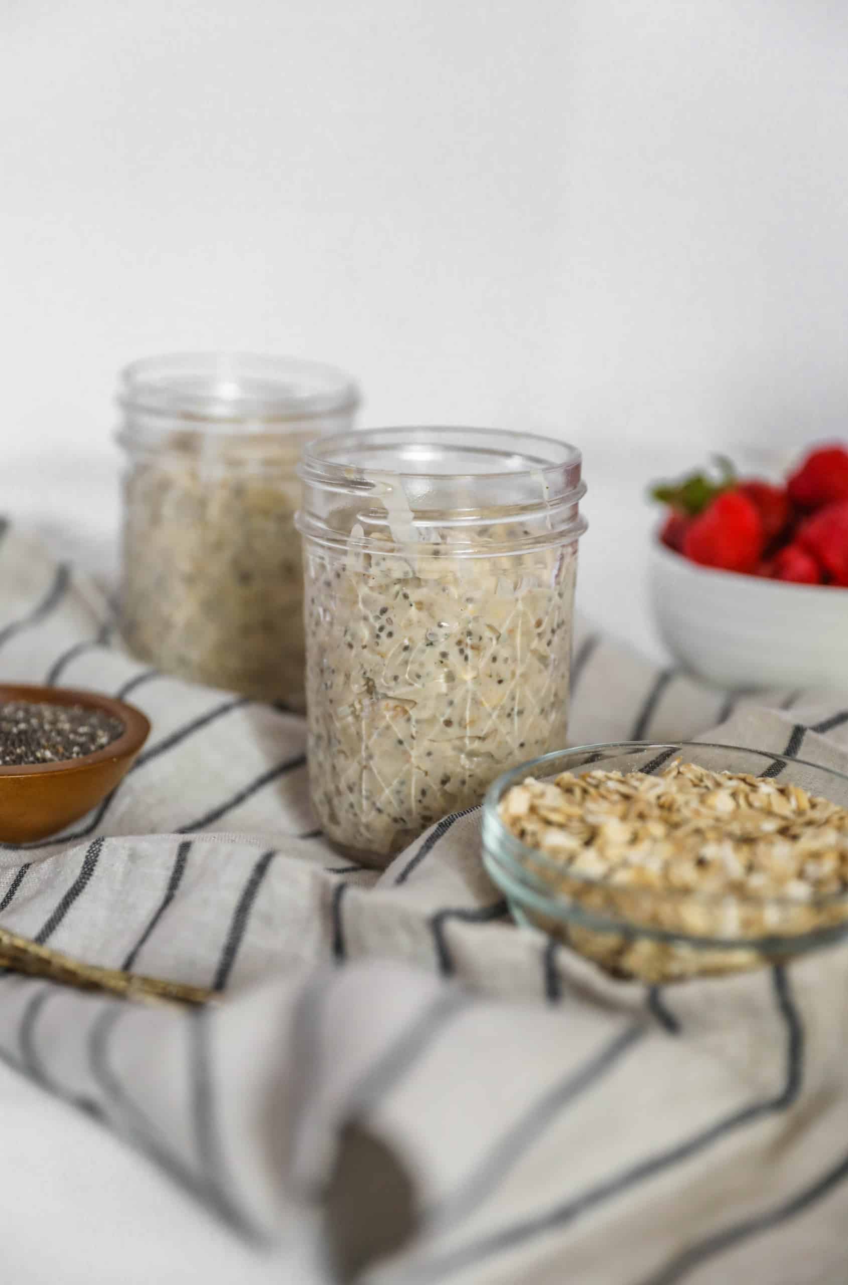 Basic Overnight Oats Recipe #overnightoats #tararochfordnutrition