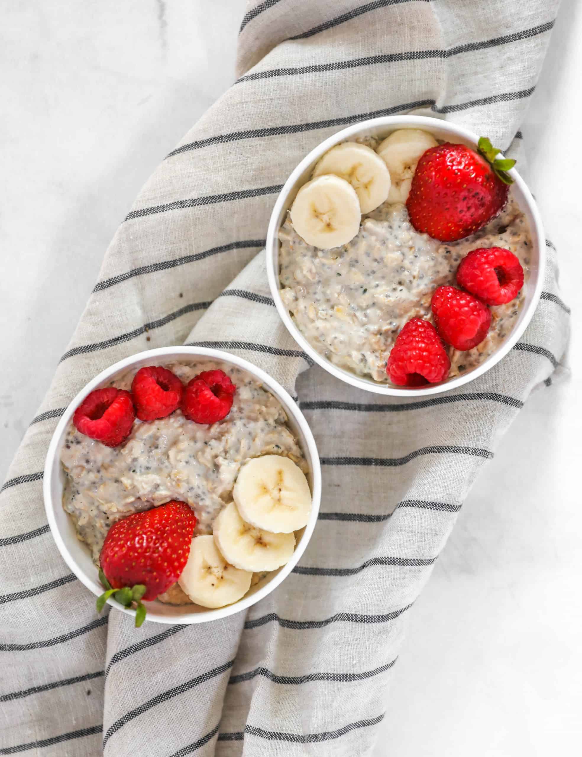 Basic Overnight Oats Recipe #overnightoats #tararochfordnutrition