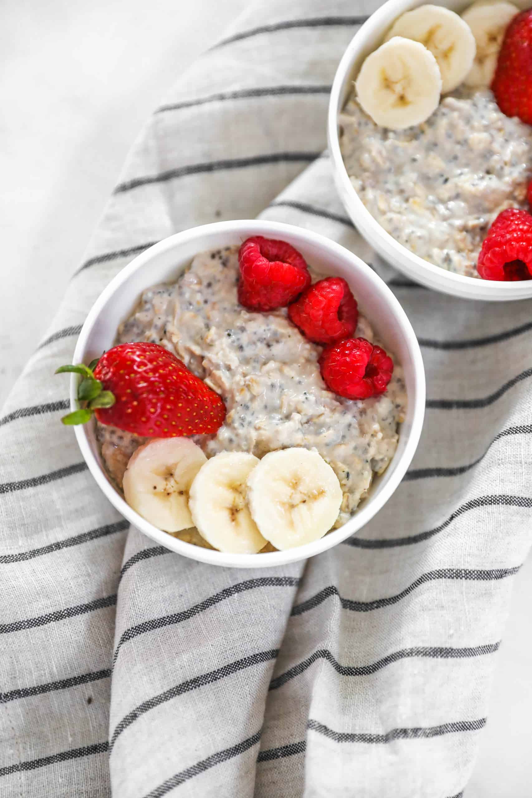 Basic Overnight Oats Recipe #overnightoats #tararochfordnutrition