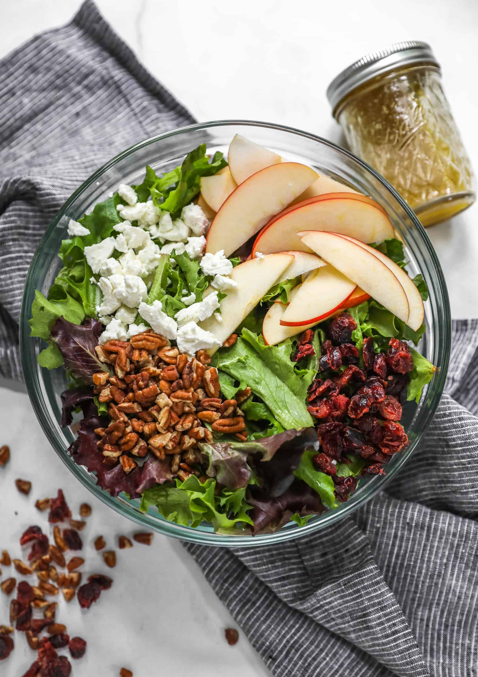 Fall Apple Salad #fallsalad #applesalad #tararochfordnutrition