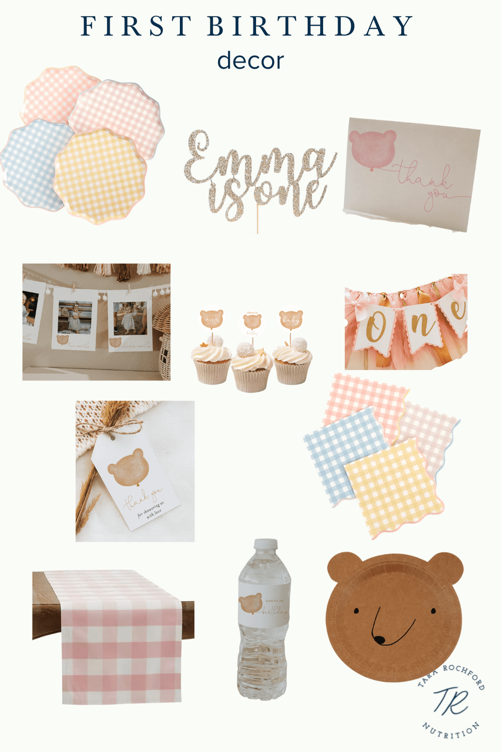 Bear Themed First Birthday #firstbirthday #birthdayparty