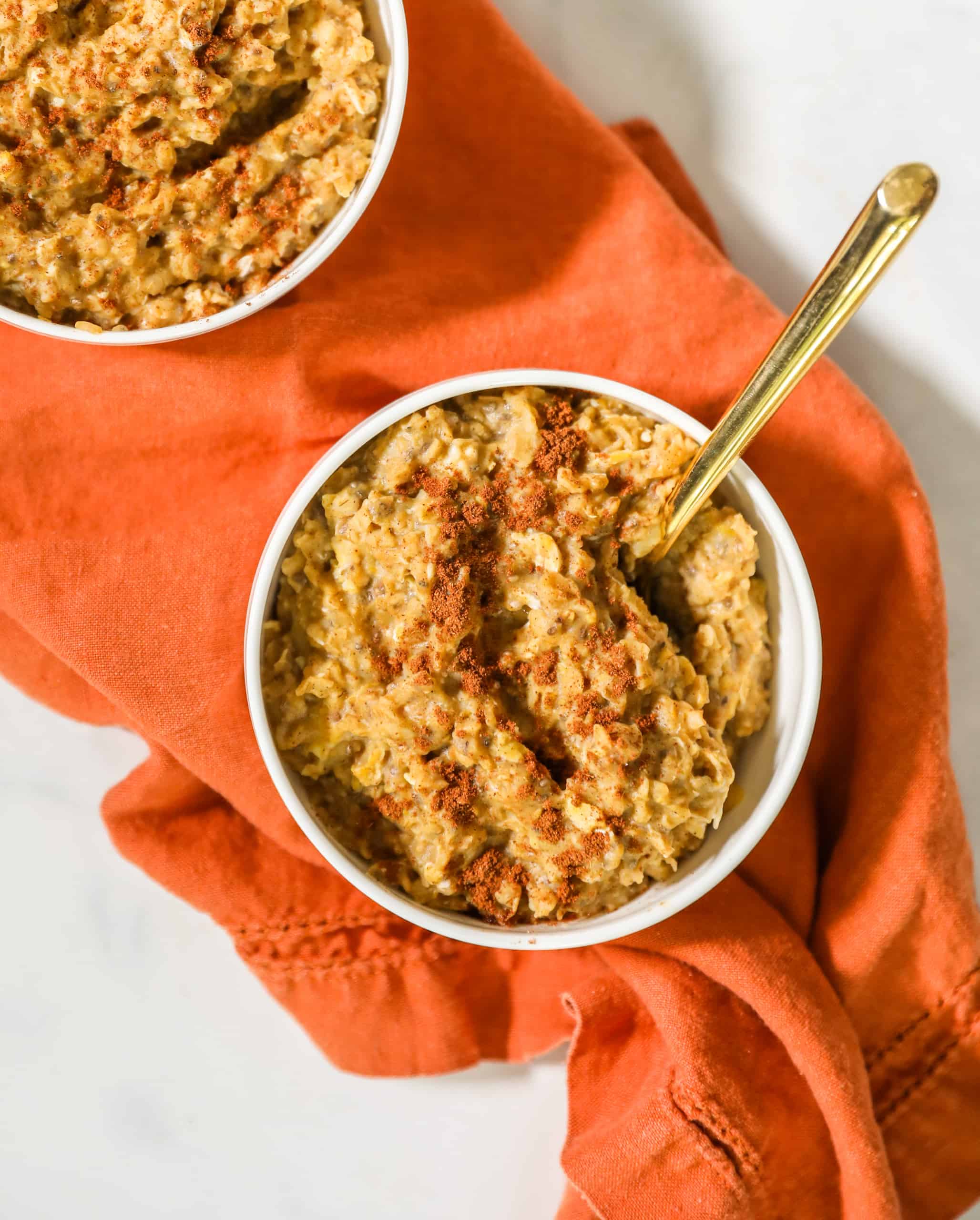 Pumpkin Spice Oatmeal #pumpkinbreakfast #pumpkinrecipes