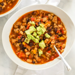 Slow Cooker Chicken Chili with Pumpkin #slowcookerchili #easydinner