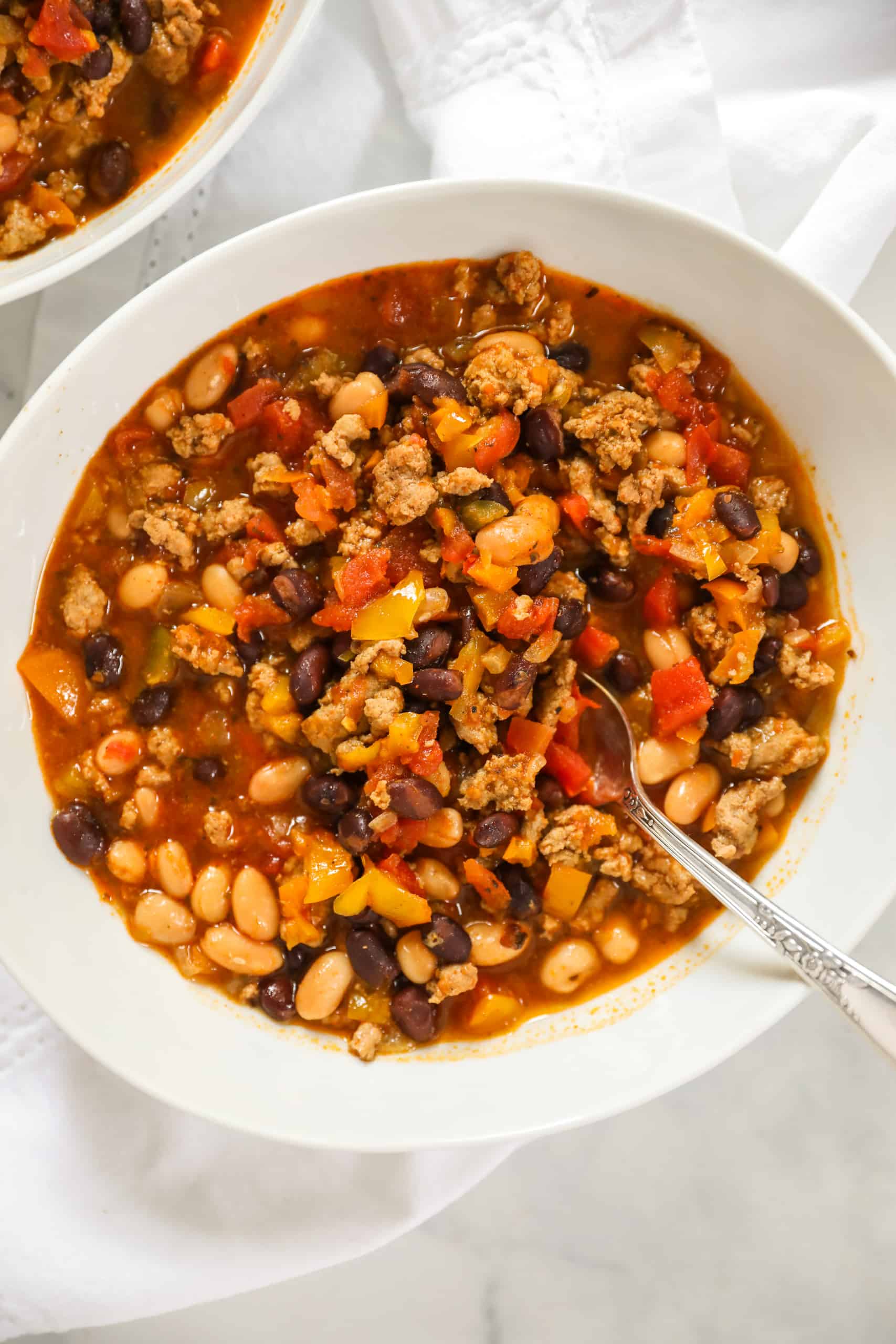 Slow Cooker Chicken Chili with Pumpkin