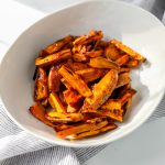 Sweet Potatoes with Thai Sweet Chili Sauce #healthyside #sidedish #tararochfordnutrition