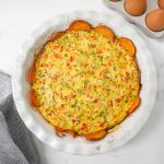 Sweet Potato Crust Quiche #tararochfordnutrition #healthybreakfast