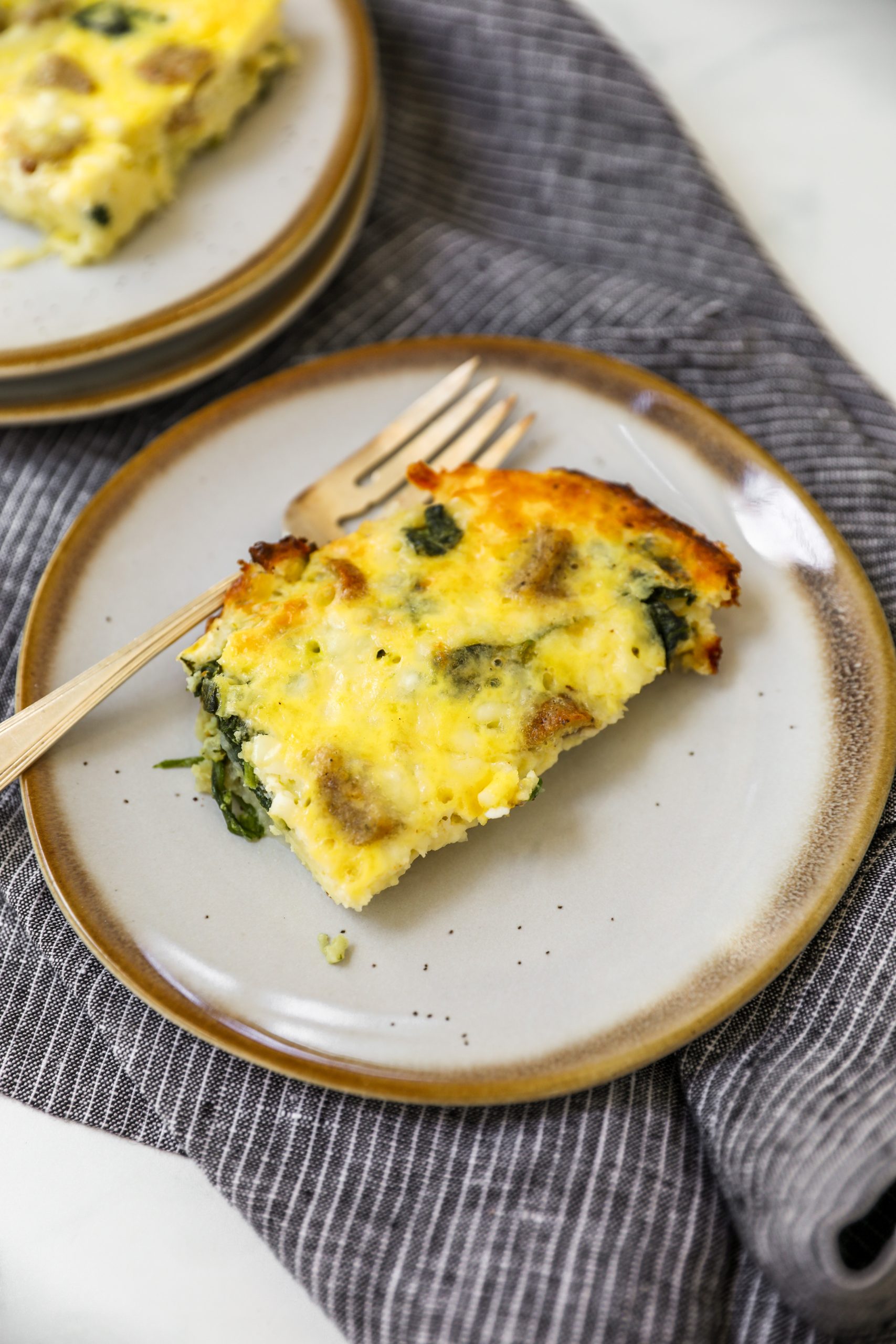 Healthy Breakfast Casserole #breakfastcasserole #easybreakfast