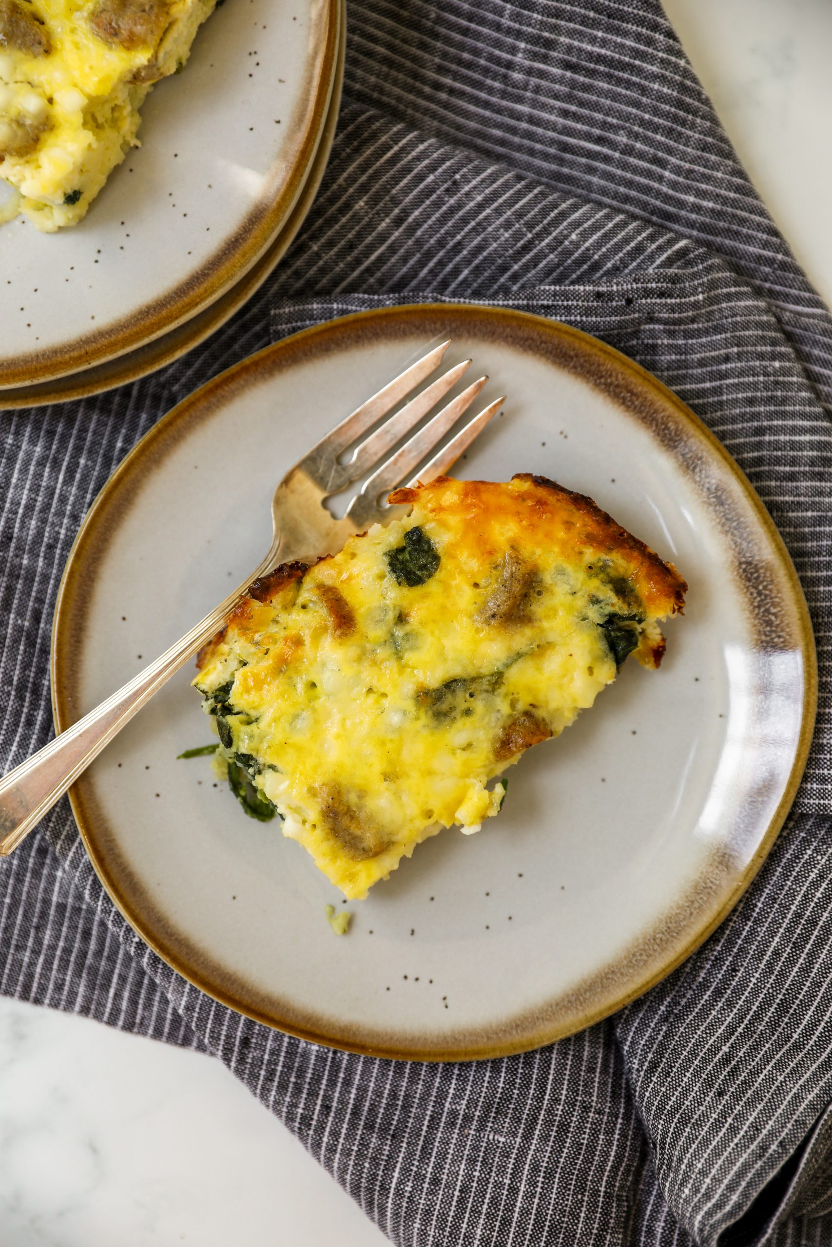 Healthy Breakfast Casserole #breakfastcasserole #easybreakfast