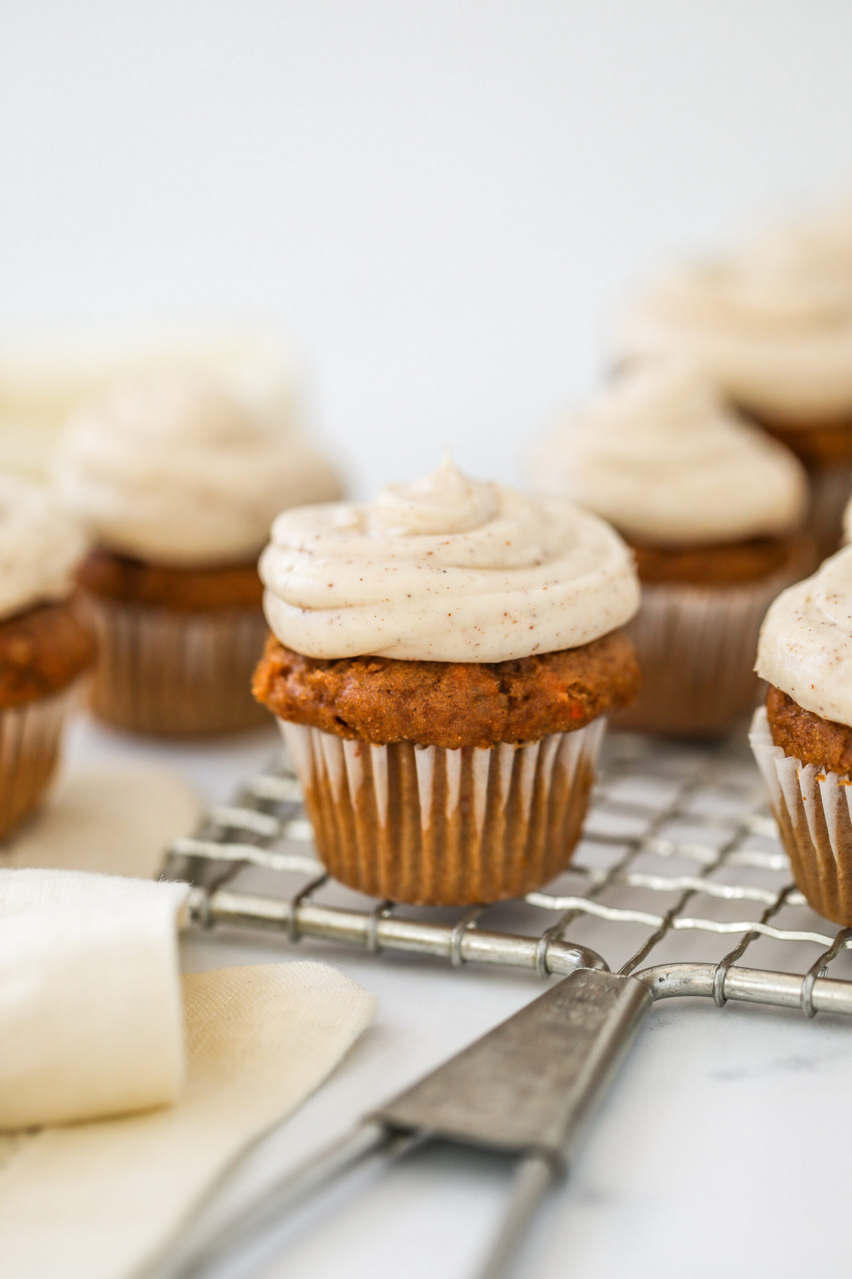 Healthy Carrot Cupcakes #healthydessert #carrotcake #tararochfordnutrition