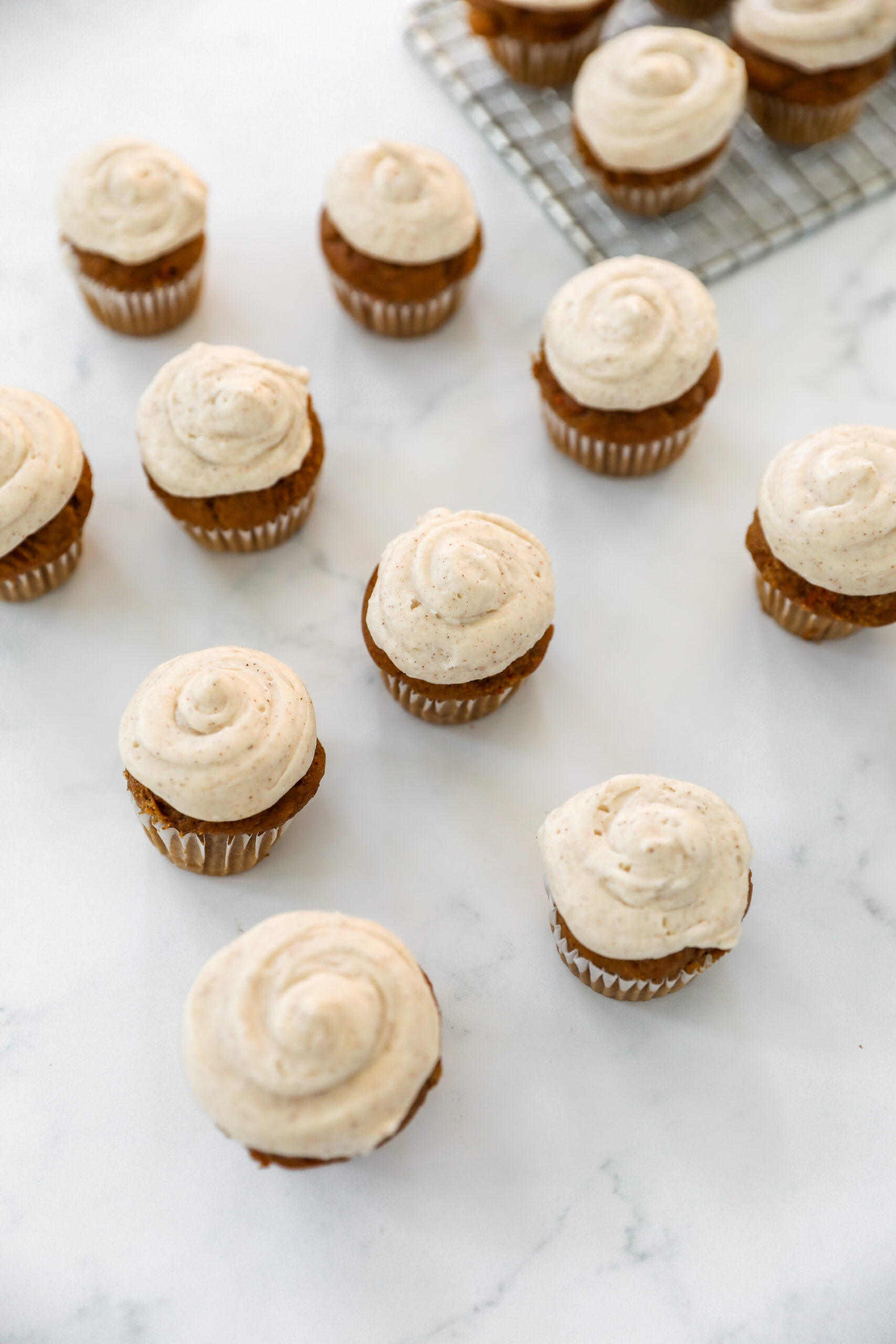 Healthy Carrot Cupcakes #healthydessert #carrotcake #tararochfordnutrition