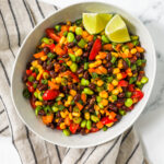 Edamame Black Bean and Corn Salad