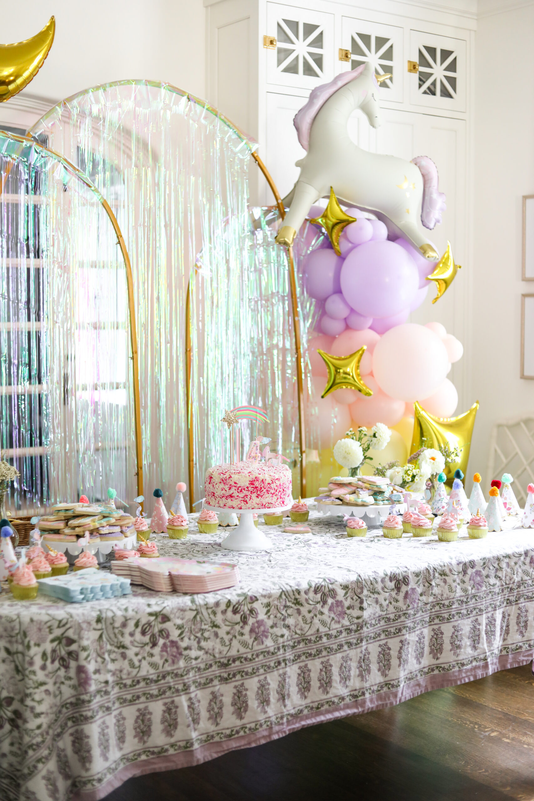 Claire is 4 - Mermaid and Unicorn Party